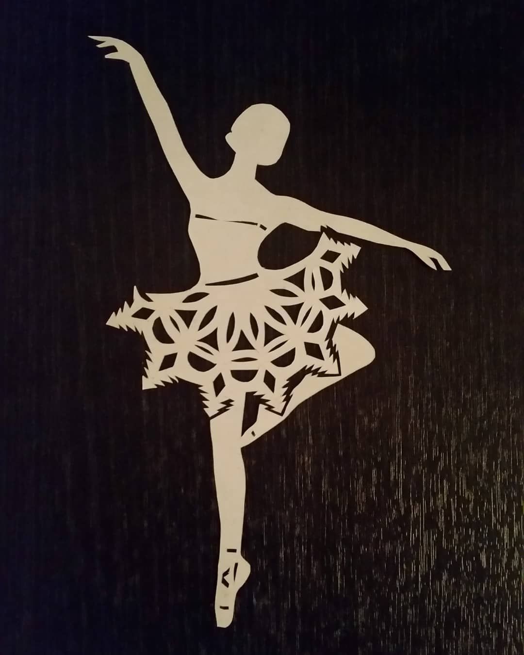 Красиві і оргінальние шаблони балерин для вирізання з паперу