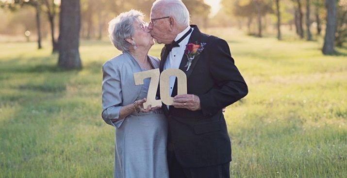 70 років від дня весілля