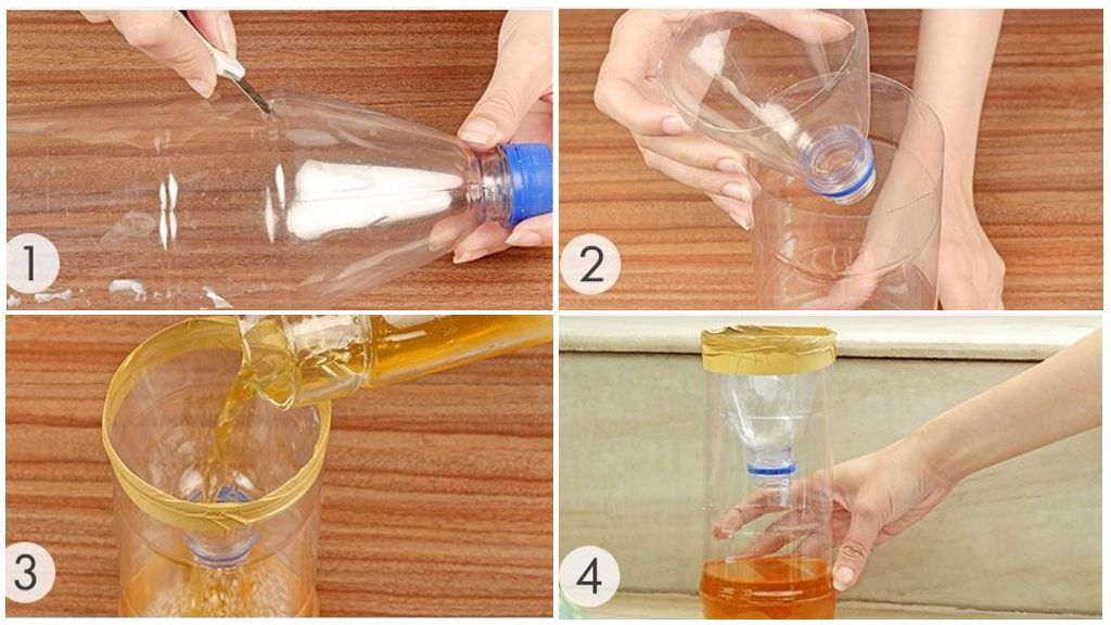 Пастка для мухи з пластикової пляшки