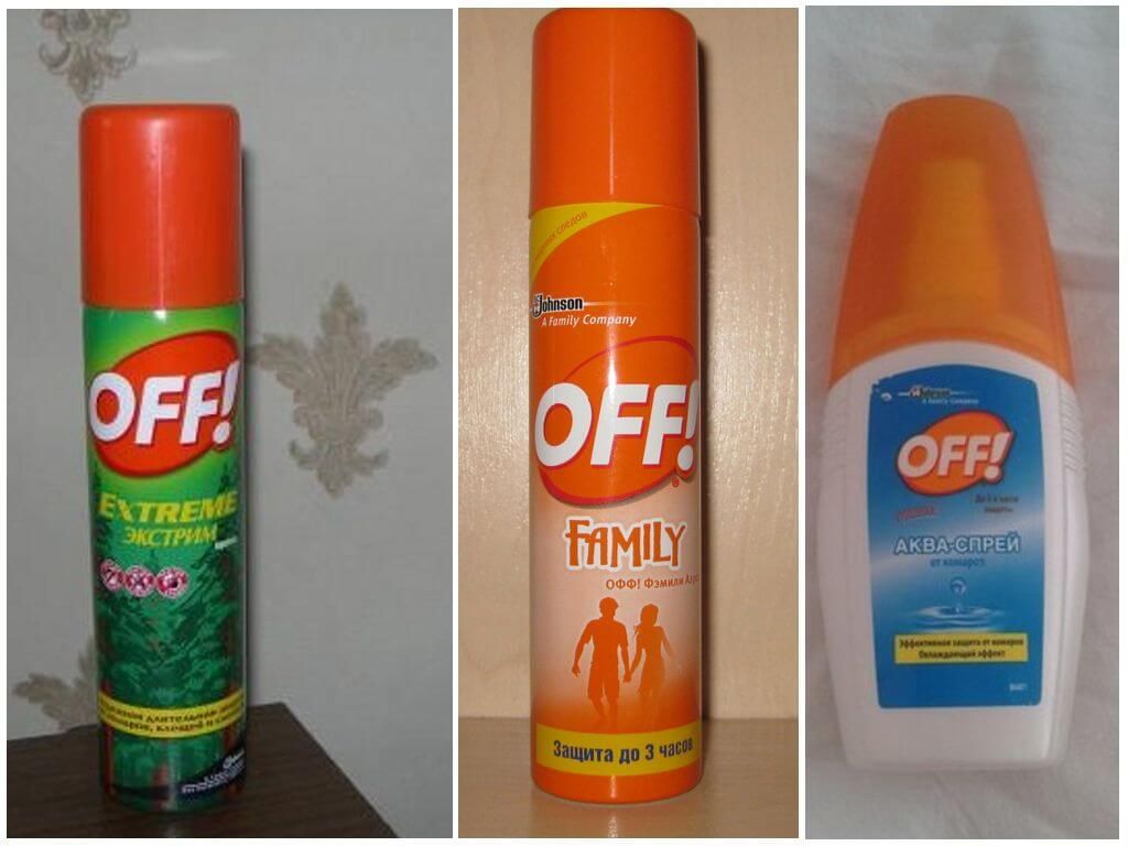 Продукція Офф для захисту від комарів